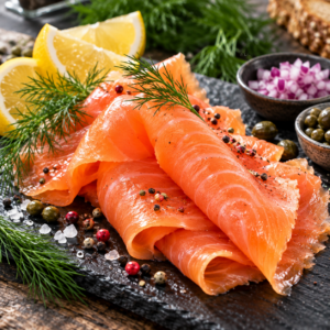 Noorse zalm filet huisgerookt
