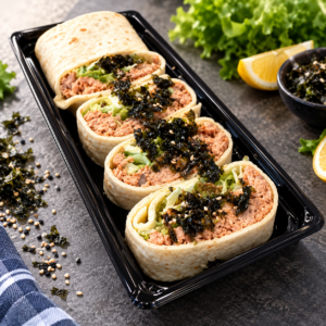 Zeewier wrap met tonijn