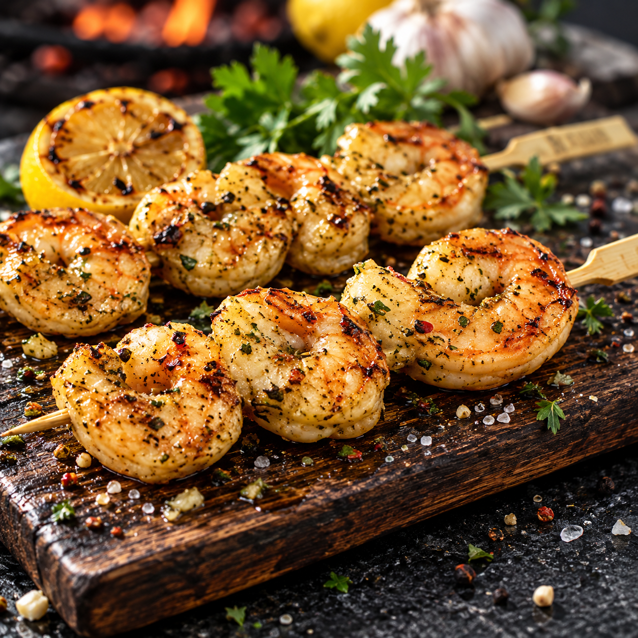 BBQ gamba spies