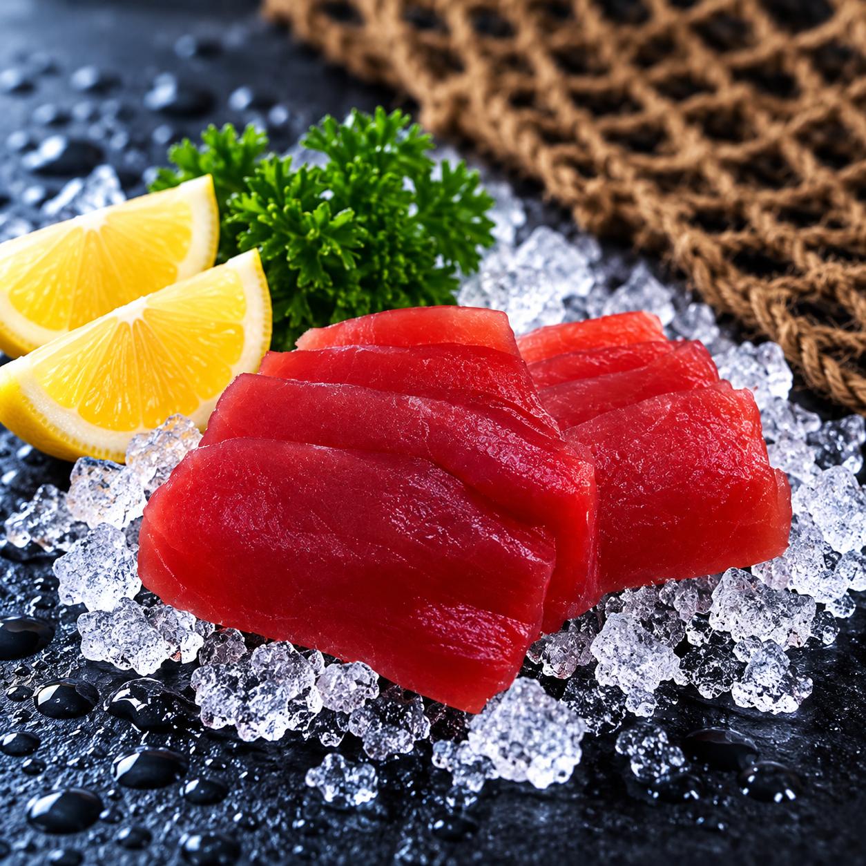 Tonijn yellowfin ( sashimi gesneden )