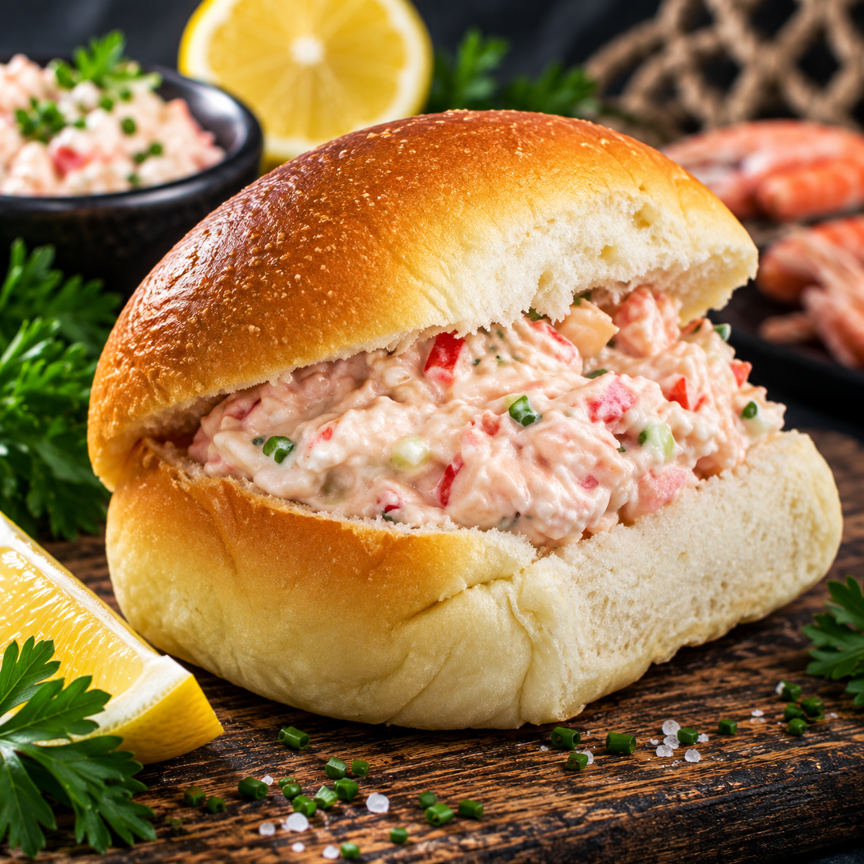 Broodje Krab salade